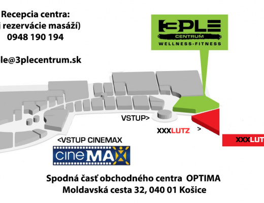 20 hodinová wellness permanentka | 3PLE CENTRUM | Košice 