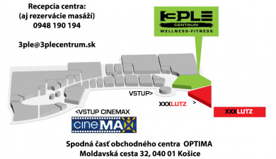 3x 60 minútová klasická alebo športová masáž | 3PLE CENTRUM | Košice