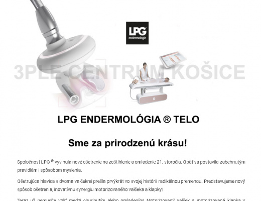 LPG ošetrenie tela 40 minút  | 3PLE CENTRUM | Košice