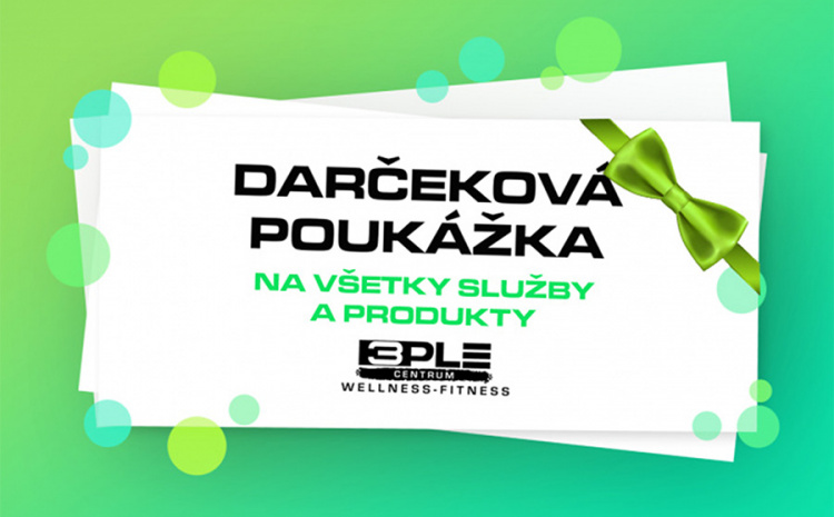 DARČEKOVÁ POUKÁŽKA v hodnote 100€  | 3PLE CENTRUM | Košice