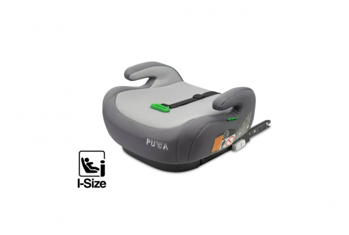 Podsedák do auta, isofix I-SIZE, Puma - sivý | Deluxe Baby