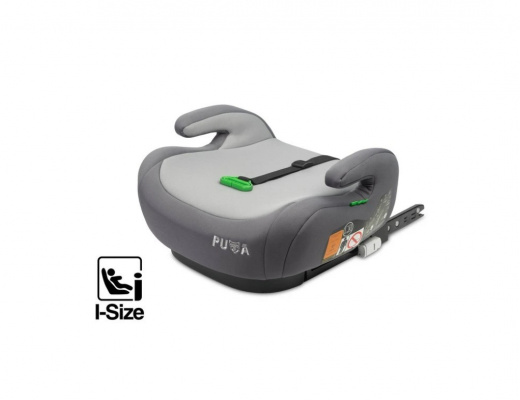 Podsedák do auta, isofix I-SIZE, Puma - sivý | Deluxe Baby